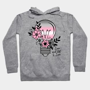 Demigirl Light Bulb with Flowers Hoodie